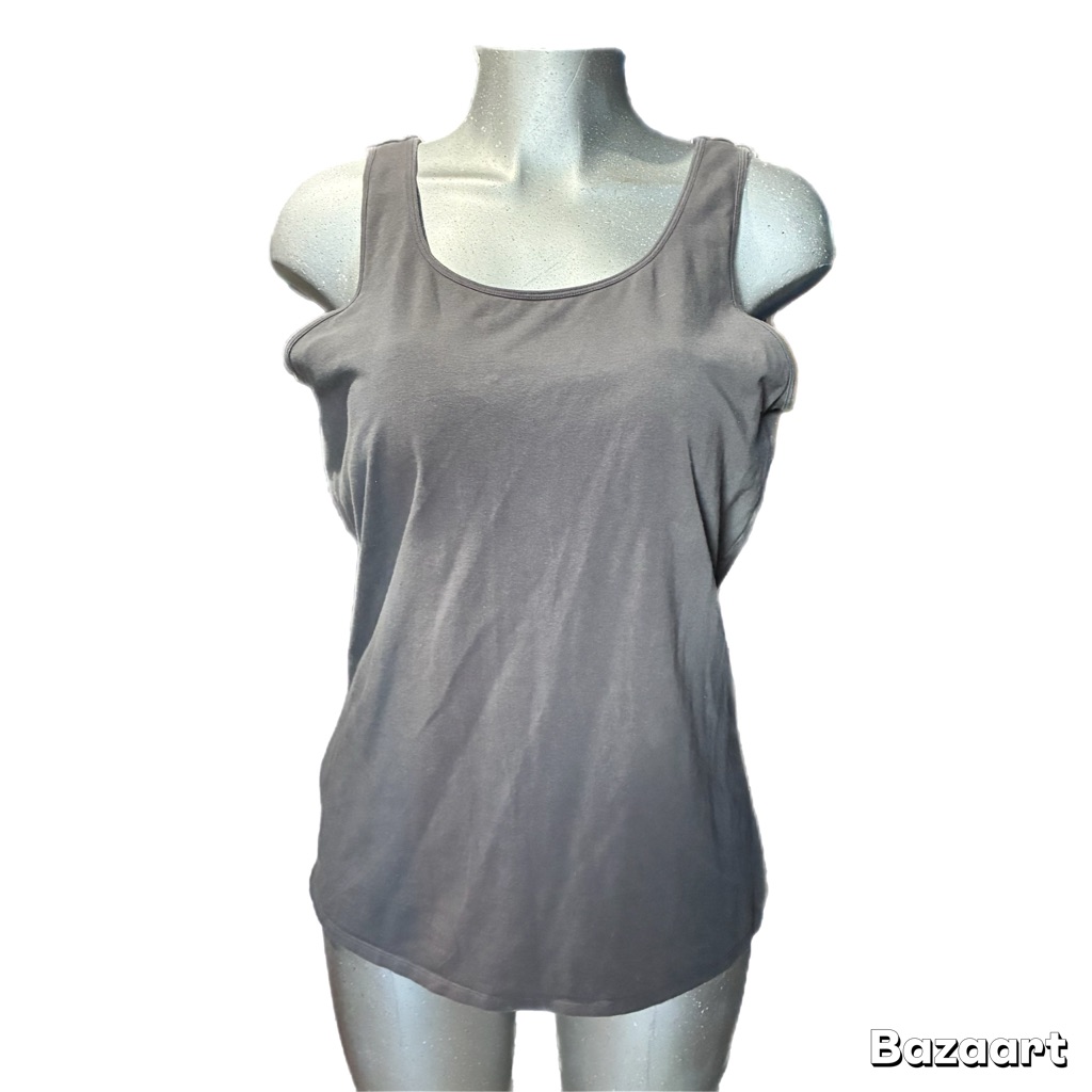 Duluth Gray Tank Top Cami Size Xl Outdoor Stretch Athleisure Activewear Sporty